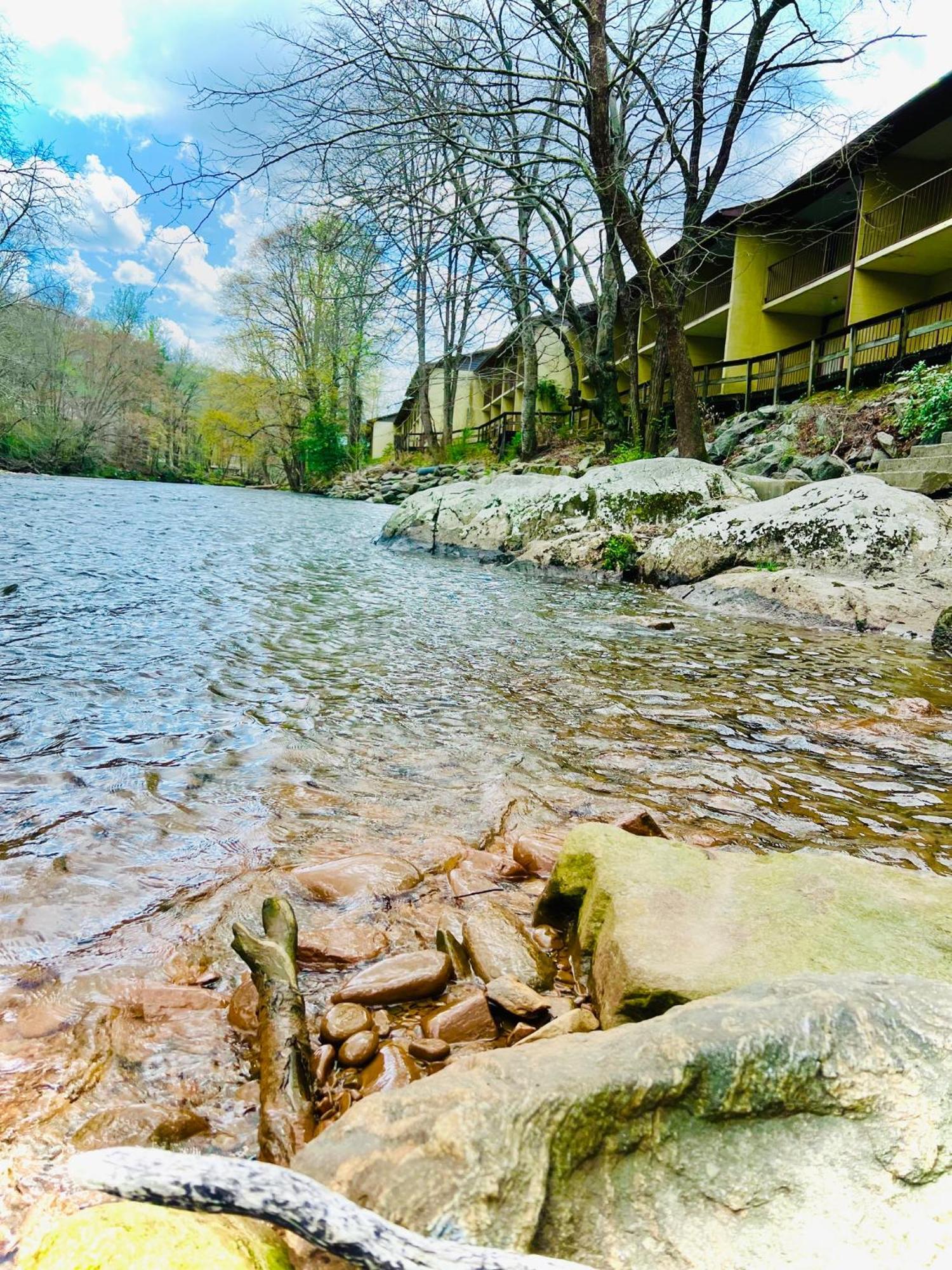 Newfound Lodge On The River チェロキー エクステリア 写真